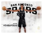 Victor Wembanyama "Wing Span" 8x10 Art Photo Print John Rudolph Signed Spurs