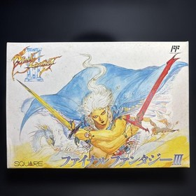 Final Fantasy I II III Famicom NES Set 3 Games Japan Nintendo Complete