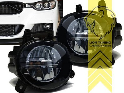 LED Nebelscheinwerfer für BMW F20 F21 F30 F31 F32 F34 F36 chrom für M-Paket