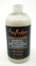 SheaMoisture Bamboo Charcoal Shampoo 13oz NEW