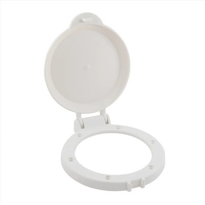 Imtra Bezel and Cover, White, for Covered H-D Footswitch
