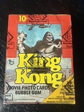 1976 Topps KING KONG WAX BOX TOPPS BBCE Sealed And Certified