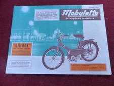 Prospectus Catalogue Moto : MOTOCONFORT mobylette  de  1966 / dimoby mobymatic