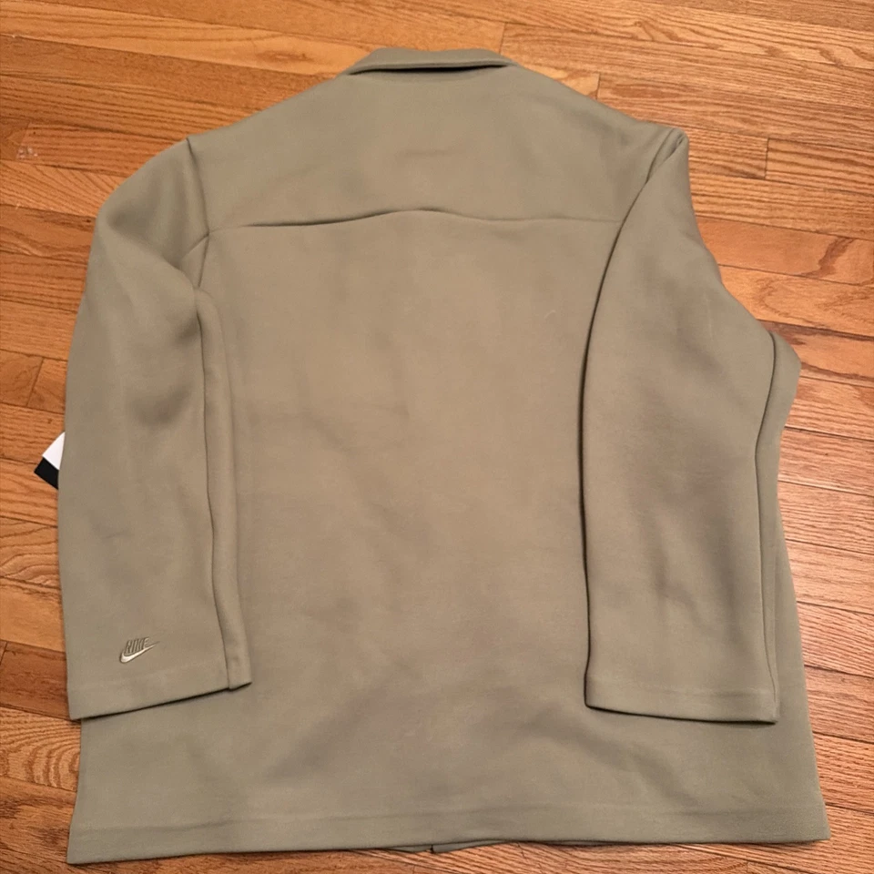 Chaqueta de lana Nike Tech para hombre talla XL-alto verde oliva FZ7566-276 $200 Foto 3 de 4
