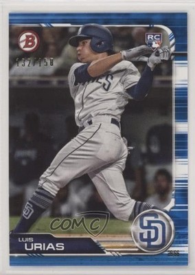 2019 Bowman Blue 132/150 Luis Urias #25 Rookie RC 0q1p