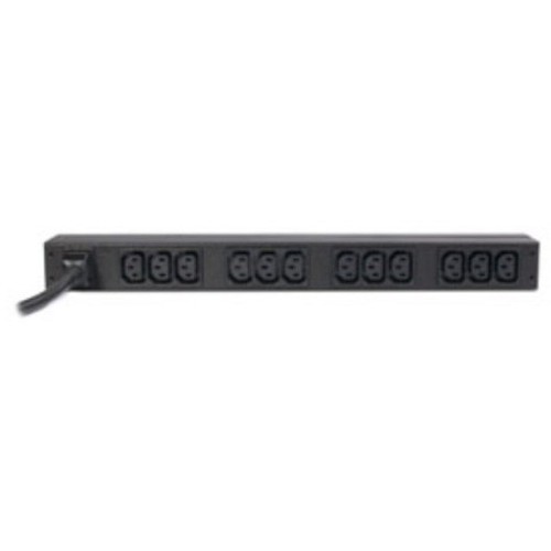 APC NetShelter Basic Rack PDU, 1U, 1PH, 3.7kW 230V 16A or 3.3kW 208V 16A, x12 C1 - Picture 2 of 4