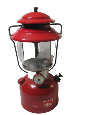 #ad #ad Vintage Red Coleman Model #200A 1 1971 Lantern Single Mantle Tested Lights $49.99