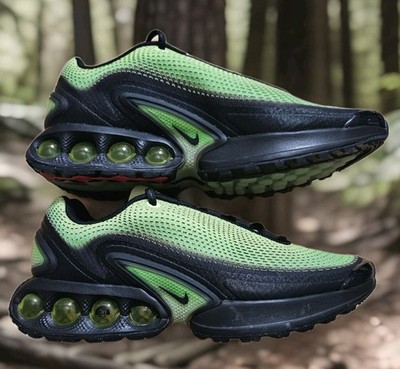 NIKE AIR MAX DN AMD HV3521-700 BLACK / VOLT / LIME 9M 10.5W Running Shoe READ