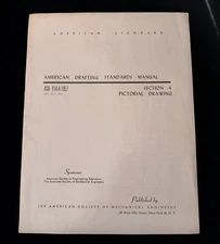 1957 American Drafting Standards Manual – Section 4 Pictorial Drawing – ASA Y14.