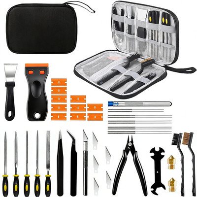 43Pcs 3D Printer Tools Kit, Complete 3D Printing Accessories & Maintenance Set f