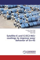 Chandan Deep Singh (U. A.) | Satellite-6 And Cr3C2-Nicr Coatings To Improve...