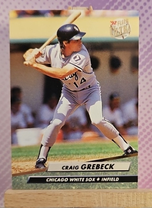 1992 Fleer Ultra: Craig Grebeck #34 - Chicago White Sox - NM Condition