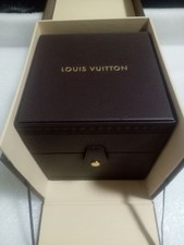 LOUIS VUITTON Watch Storage Case with Outer Box Brown Travel Display Pre-Owned
