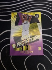 Cody Williams /99 (RC) 2024-25 Donruss #2 - Great X-Pectations Holo Purple Laser