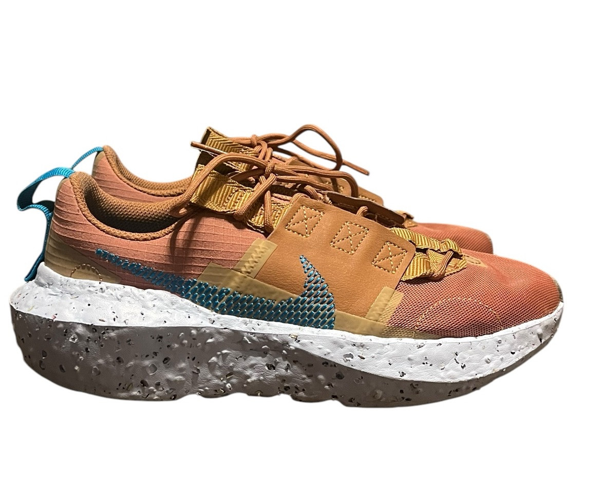 Nike Crater Impact SE Shoes DJ6308-200 Mineral Clay/Laser Blue US Size 6.5