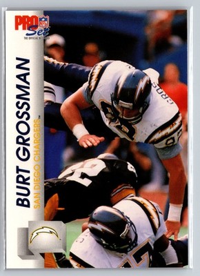 1992 Pro Set #636 Burt Grossman San Diego Chargers