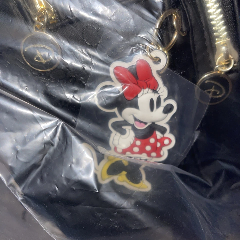 Disney Minnie Mouse Mini Backpack – Black with Ears – NWT - Image 3 of 4