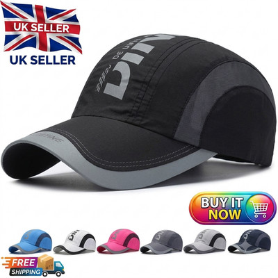 Verstellbare Golf Baseball Cap Sport Laufen Schnelltrocknend Kappe Sonnenhut Outdoor