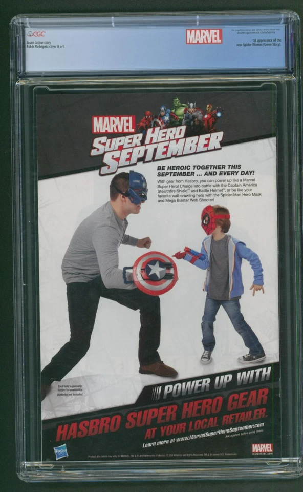 Edge of Spider-Verse #2 segunda impresión CGC 9.6 1ª aplicación Spider-Gwen Foto 2 de 2