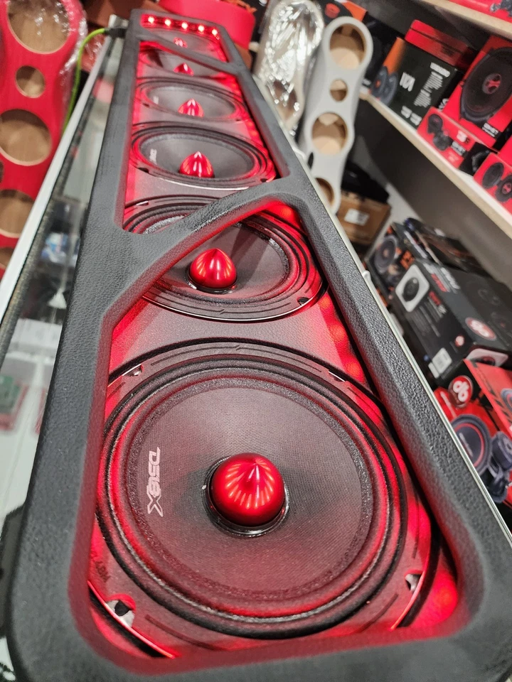 Universal Smart Leds 44.5 Sound Bar Pod 6x 6.5 Midrange (Wood and Fabric) New - Image 4 of 4