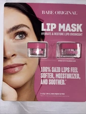 Babe Original Lip Mask Hydrate & Restore Lips Overnight (2Pack) VEGAN - NEW