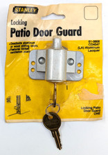 NOS! Vintage Stanley Keyed Sliding Door Deadbolt Lock for Patio Doors