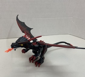 LEGO Fantasy Era Castle Minifigure - Dragon Black Head - 7094 Large Animal