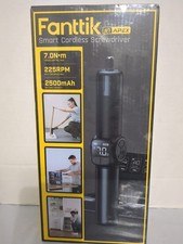 Fantik Cordless Adjustable Screwdriver W/ Bits And Case Black