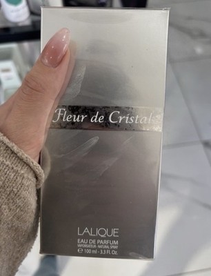 Lalique Fleur De Cristal Eau De Parfum Spray 3.3 oz 100 ml NIB 1I01