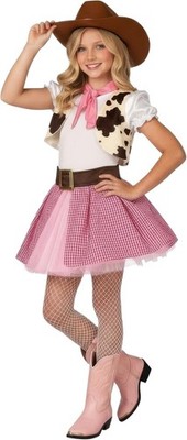 Girls Cowgirl Cutie Costume Kids Western Cow Girl Cowboy Dress Halloween |  eBay