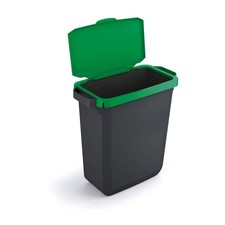 Image of Durable DURABIN ECO 80% Recycled Plastic Waste Recycling Bin 60 Litre Rectangula