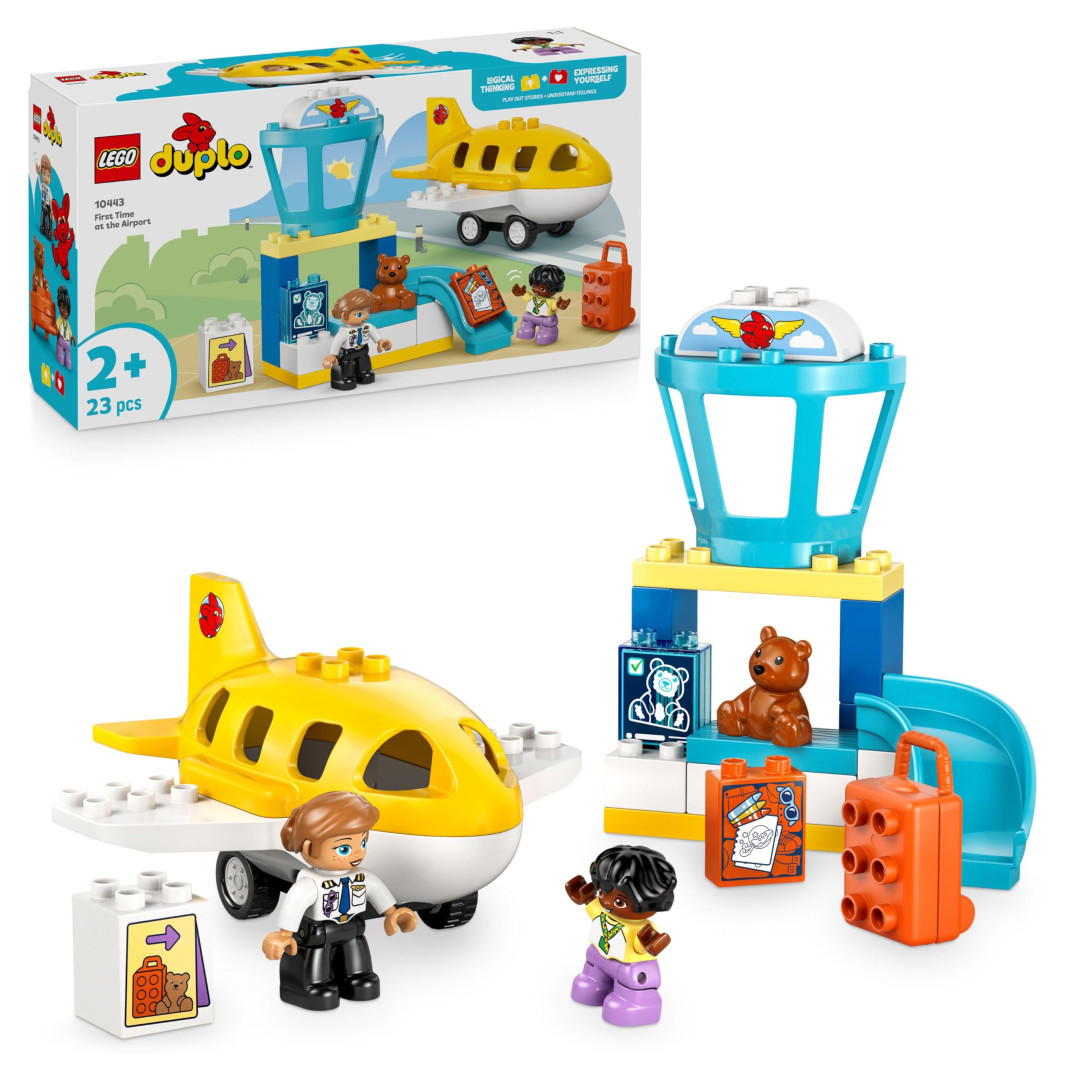 Lego Duplo Town 10443 First Time at the Airport Set for Ages 2 and Up - Image 4