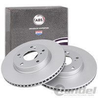 2X A.B.S. Bremsscheiben 282Mm Vorne Passend FüR Honda Civic