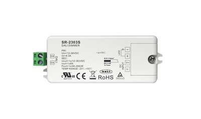 LED DALI Dimmer SR-2303S 1CH 12-36V DC bis 8A Push Dim | DALI Controller 1 Kanal