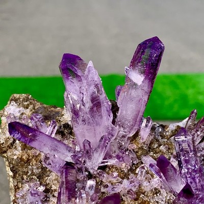 1.11LB Natural Cruze Crystal Transparent Amethyst Cluster Mineral