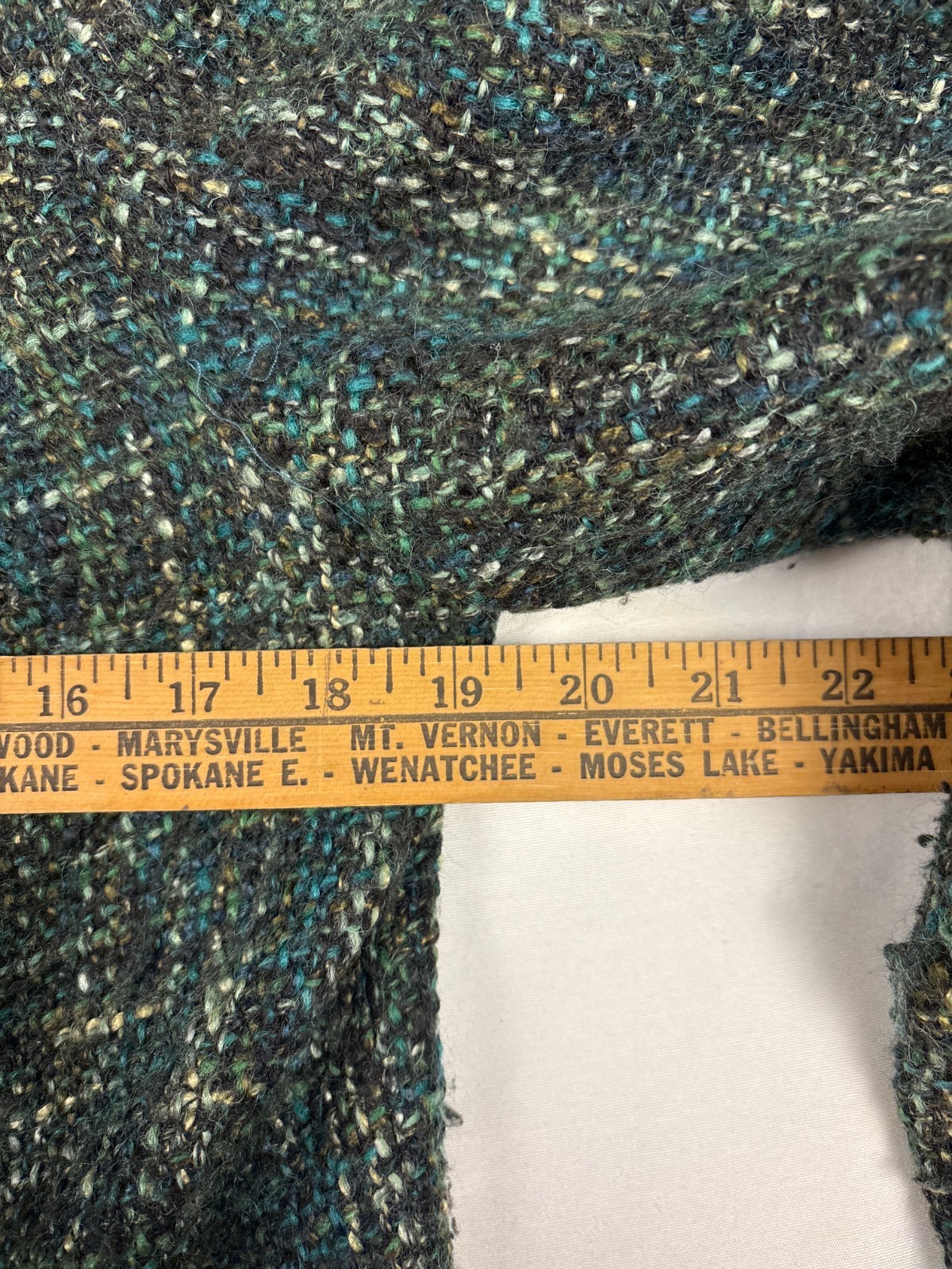 Christopher & Banks Button Down Wool Blend Tweed … - image 4