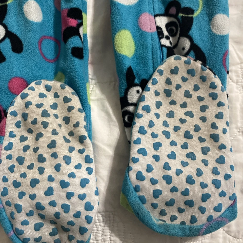 Circo Youth Panda Fleece Footed Pajamas, XS (4/5) - Image 4 of 4
