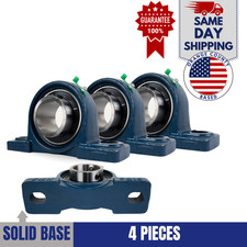 UCP210-31 1-15/16" Pillow Block Bearing 2-Bolt Solid Base Cast Iron 4 Pack