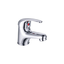 Loop Mono Basin Mixer Tap | 35mm Cartridge | Chrome | Modern Bathroom Tap