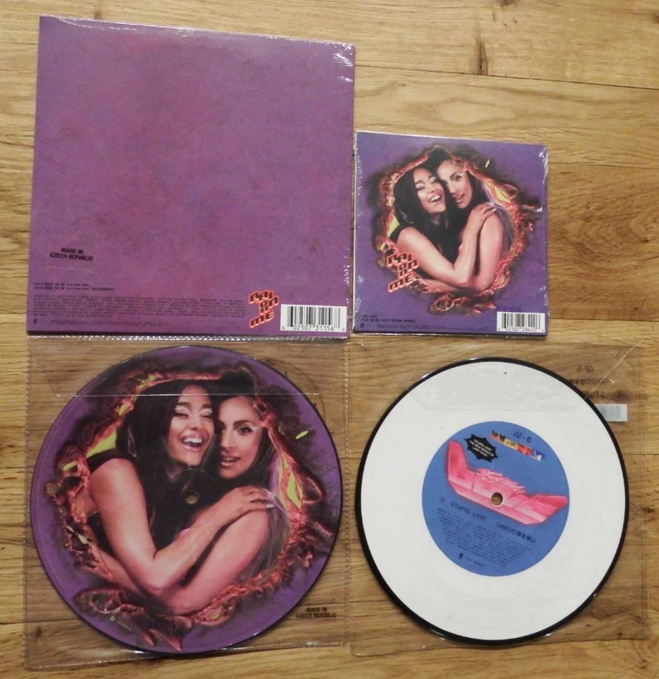 Lady Gaga 7” Vinyl CD Bundle Rain On Me Arianna Grande Stupid Love NEW SEALED - Image 3 of 4