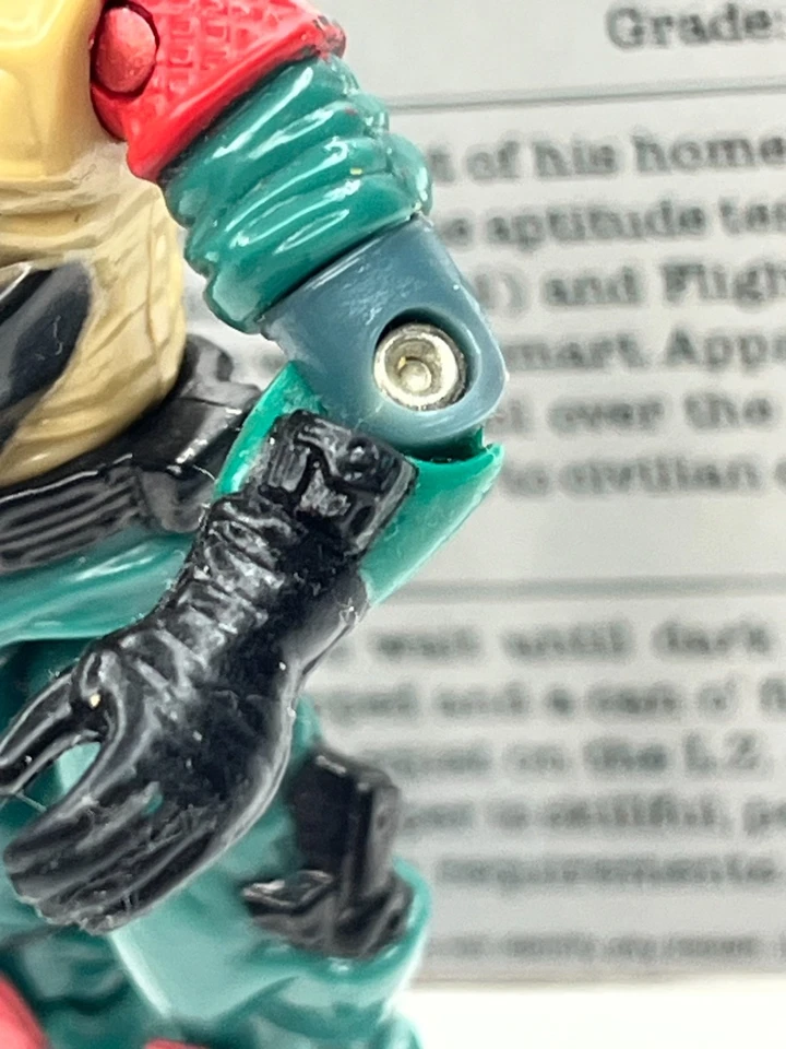 1986 VINTAGE HASBRO G.I JOE COBRA LIFT-TICKET ACTION FIGURE COMPLETE W/ MIC - Image 3 of 4