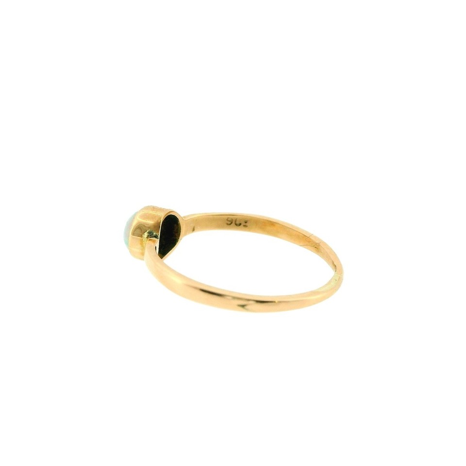 Vintage 9ct Rose Gold Opal Ring – Child's Size D / Pinky Ring | eBay