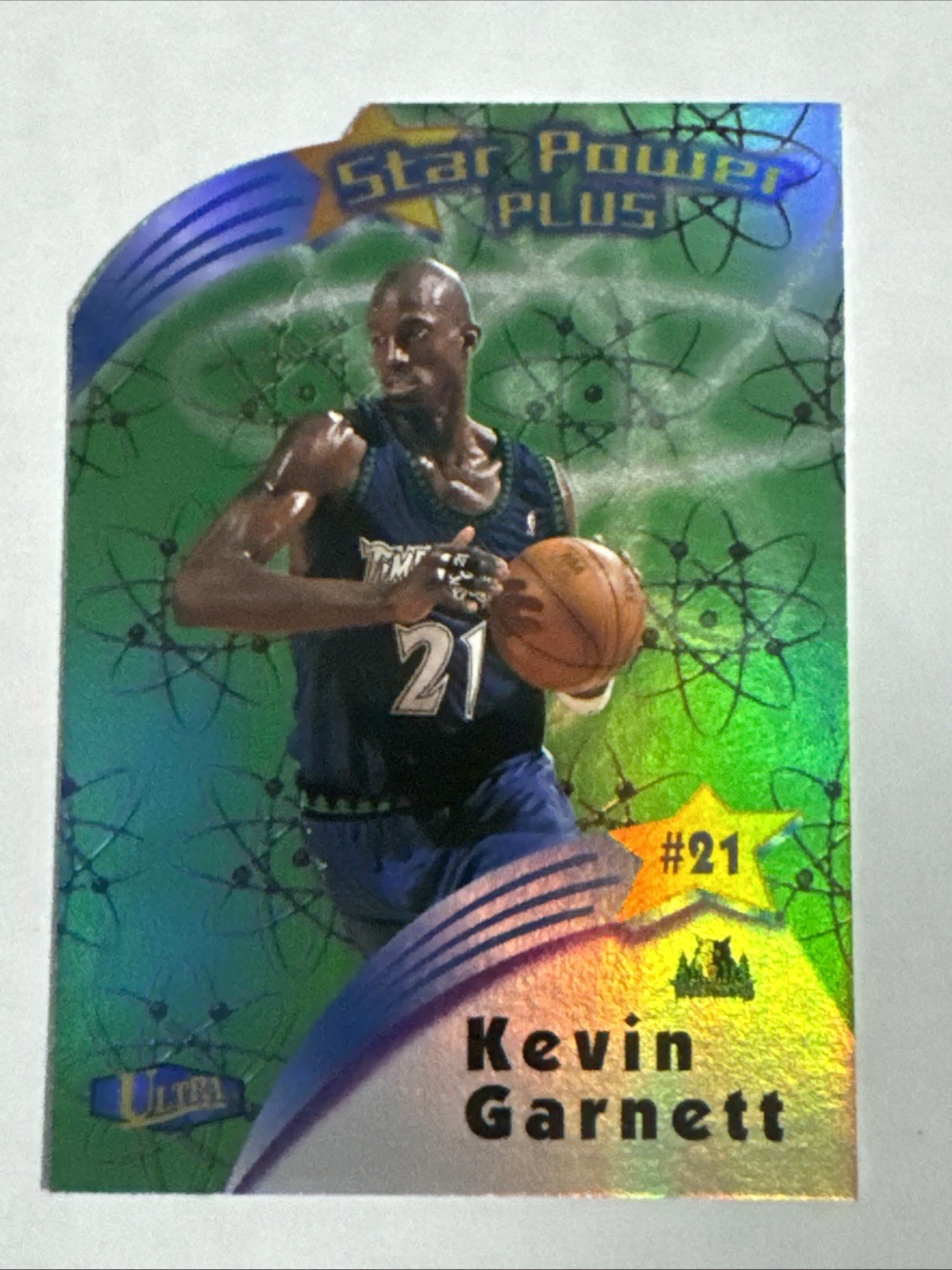 1997-98 Fleer Ultra - Star Power Kevin Garnett #8 SPP Die-Cut Plus