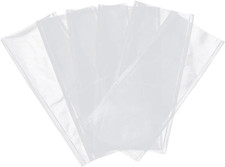 100 Pieces Large Quick Water Soluble Baits Bags PVA Fishing Mesh Dissolve Refill