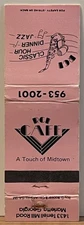 RCI Cafe Marietta GA Georgia Classic Hour Dinner Jazz Vintage Matchbook Cover