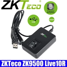 Zkteco ZK9500 Live10R 500DPI Fingerprint Reader Scanner Sensor With USB Cable