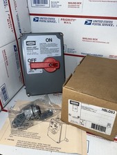 NEW HUBBELL HBLDS3 30A 600VAC CIRCUIT LOCK DISCONNECT SWITCH 30-AMP NIB      