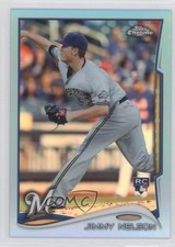 2014 Topps Chrome Blue Refractor 119/199 Jimmy Nelson #203 0f8