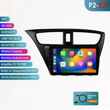 Android 15.0 CarPlay 2+32GB WIFI Autoradio GPS Navi Für Honda Civic IX 2012-2017 Android 15.0 CarPlay 2+32GB WIFI Autoradio GPS Navi Für Honda Civic IX 2012-2017