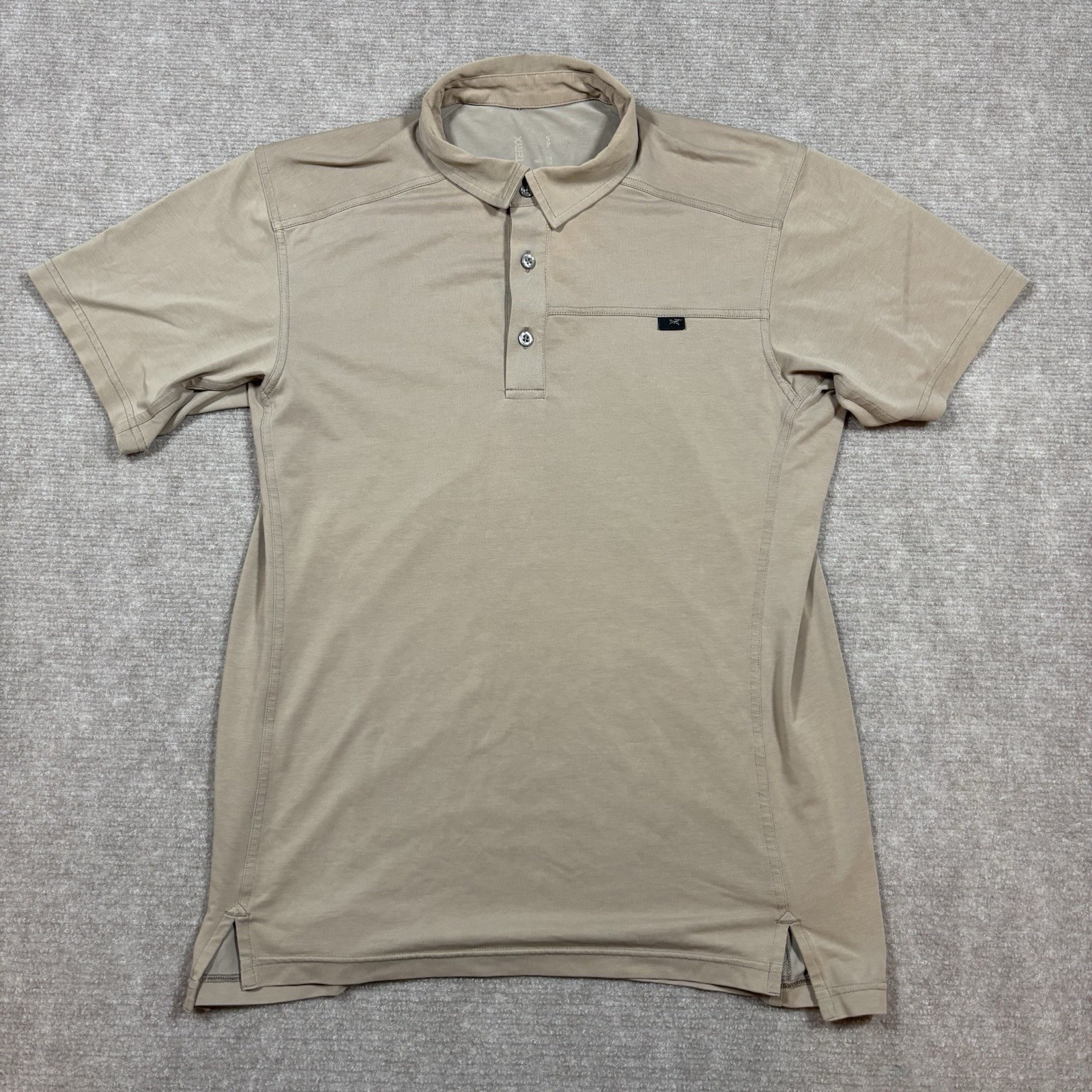 ARC'TERYX Arcteryx Captive Beige Performance Polo Uomo Taglia S